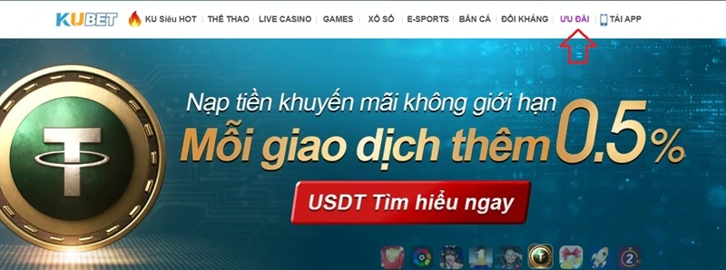 Cách nhận khuyến mãi bắn cá - điện tử tại Kubet
